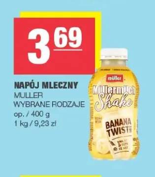 Napój mleczny Müllermilch Shake Müller