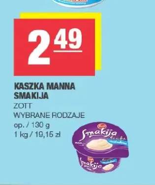 Kaszka manna Smakija Zott