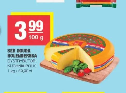 Ser gouda holenderska Kuchnia Polki