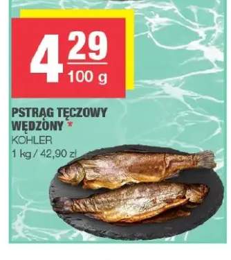 Pstrąg tęczowy wędzony Kohler