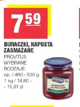 Buraczki zasmażane Provitus +1 wariant