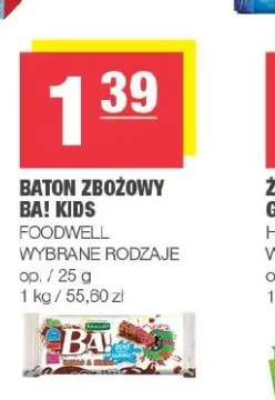Baton zbożowy BA! Kids