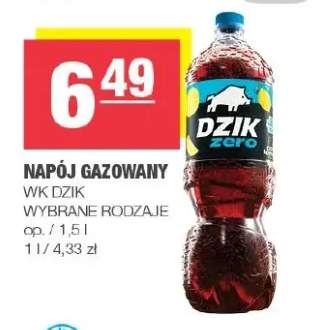 Napój gazowany WK Dzik