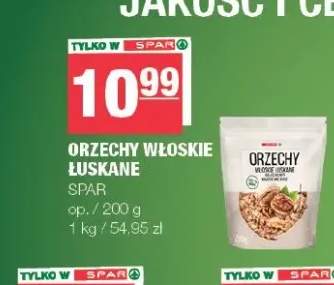 Orzechy włoskie łuskane SPAR