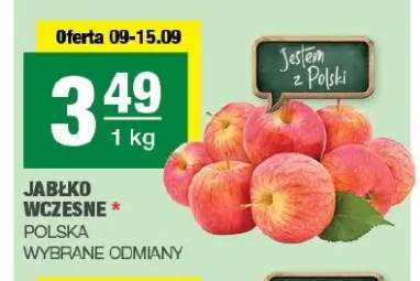 Jabłka wczesne polskie