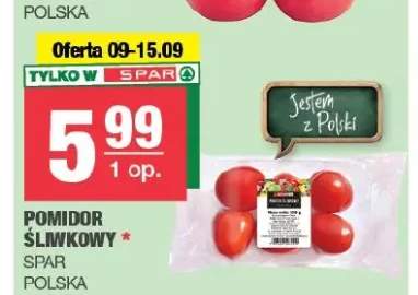 Pomidory śliwkowe polskie SPAR