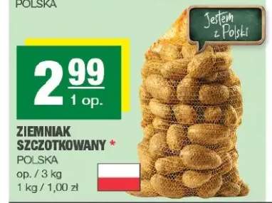 Ziemniaki szczotkowane polskie