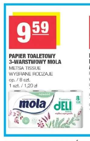 Papier toaletowy 3-warstwowy Mola
