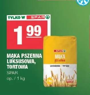Mąka pszenna tortowa Spar +1 wariant
