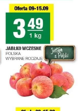 Jabłka wczesne polskie