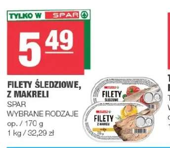 Filety z makreli SPAR +1 wariant