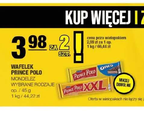 Wafelek Prince Polo Mondelez