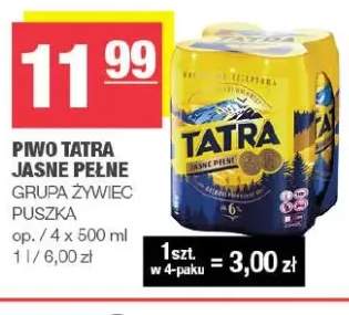 Piwo Tatra 4-pak