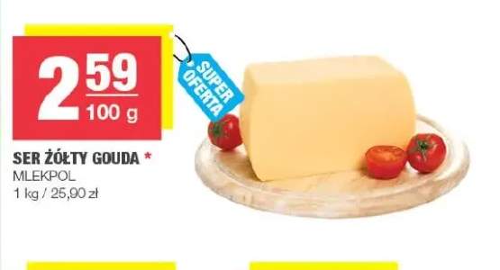 Ser żółty gouda Mlekpol