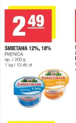 Śmietana Piątnica 12% +1 wariant