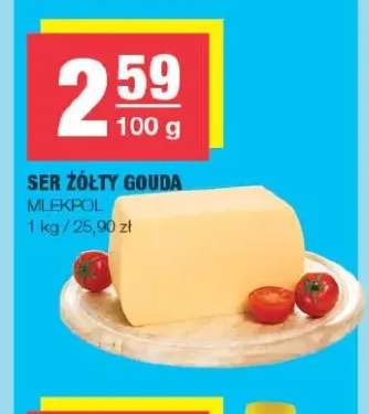 Ser żółty gouda Mlekpol