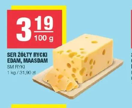 Ser żółty rycki Edam SM Ryki +1 wariant