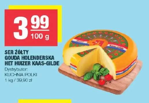 Ser żółty gouda holenderska Het Huizer Kaas-Gilde