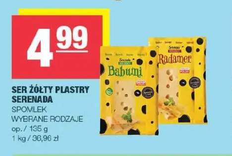 Ser żółty w plastrach Babumi Serenada +1 wariant