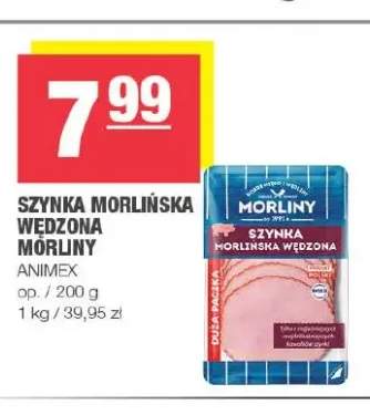 Szynka morlińska wędzona Morliny