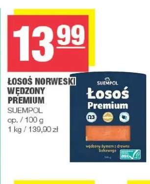 Łosoś norweski wędzony premium Suempol