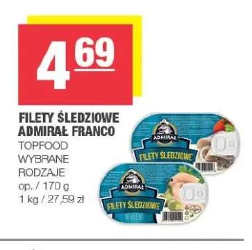 Filety śledziowe Admirał Franco Topfood