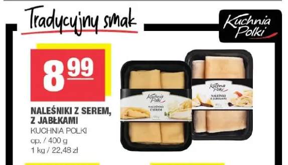 Naleśniki z jabłkami Kuchnia Polki +1 wariant