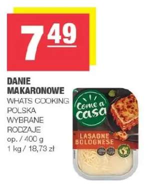 Danie makaronowe Come a casa
