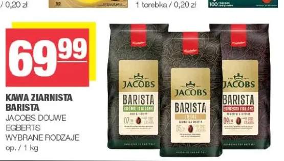 Kawa ziarnista Barista Jacobs Crema Italiano +2 warianty