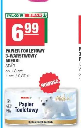Papier toaletowy 3-warstwowy miękki Spar