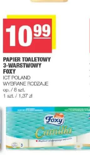 Papier toaletowy 3-warstwowy Foxy