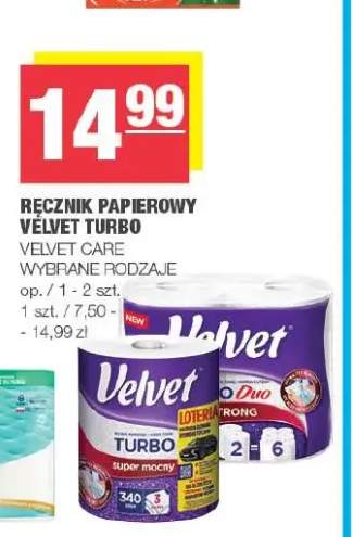 Ręcznik papierowy Velvet Turbo +1 wariant