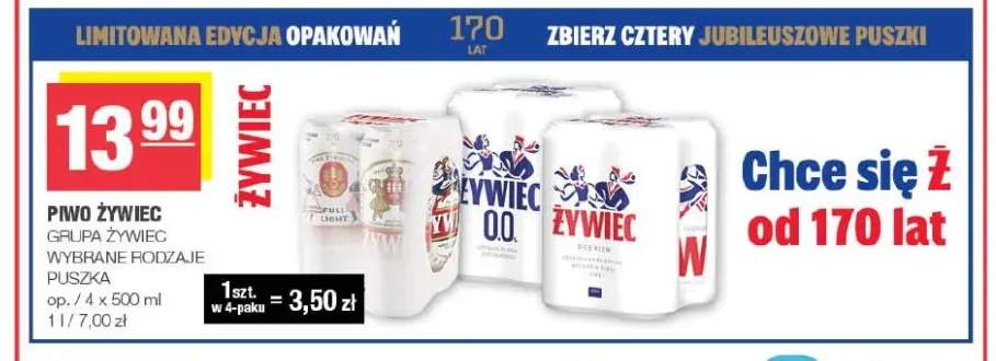 Piwo Żywiec 4-pak