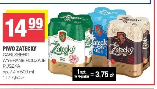 Piwo Zatecky 4-pak
