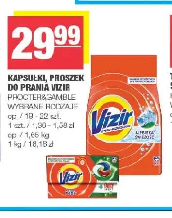 Proszek do prania Vizir +1 wariant