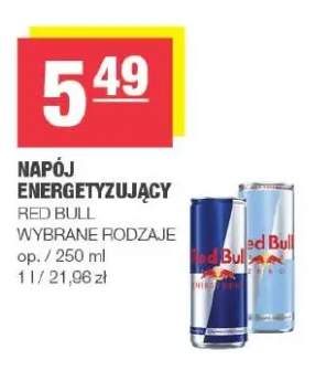 Napój energetyzujący Red Bull