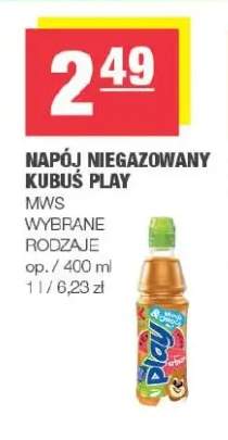 Napój niegazowany Kubuś Play
