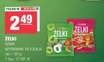 Żelki Spar