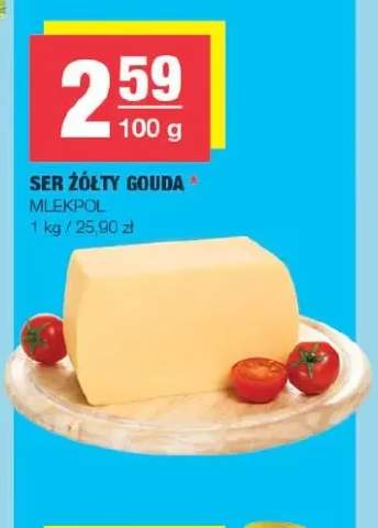 Ser żółty gouda Mlekpol