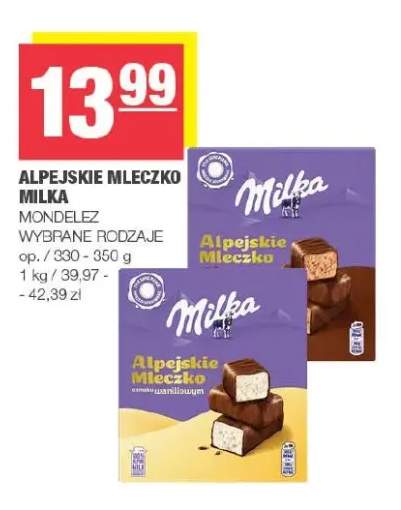 Alpejskie Mleczko Milka