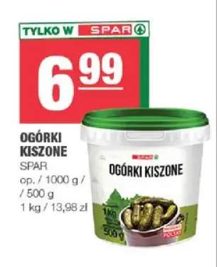 Ogórki kiszone SPAR