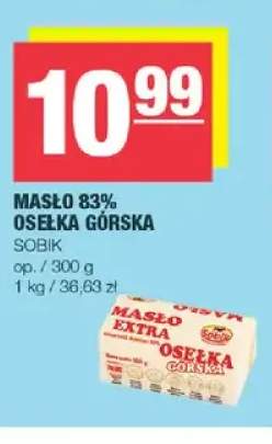 Masło Osełka Górska Sobik 83%