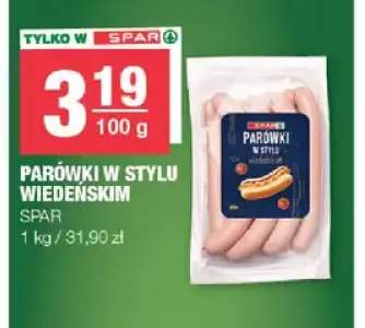 Parówki w stylu wiedeńskim Spar