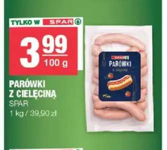 Parówki z cielęciną Spar