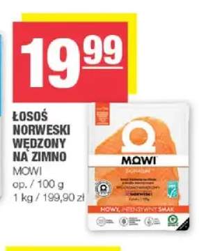 Łosoś norweski wędzony na zimno Mowi