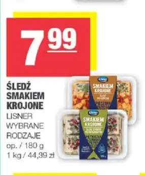 Śledź Smakiem Krojone pieczona papryka Lisner +1 wariant