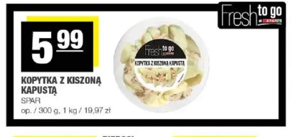 Kopytka z kiszoną kapustą Spar