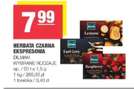 Herbata czarna ekspresowa Dilmah