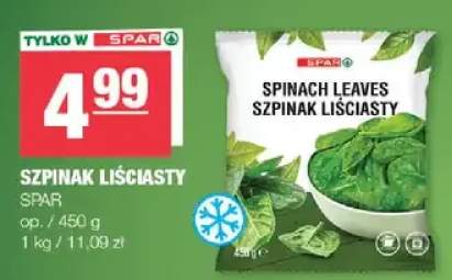 Szpinak liściasty SPAR
