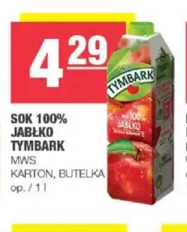 Sok jabłko Tymbark 100%